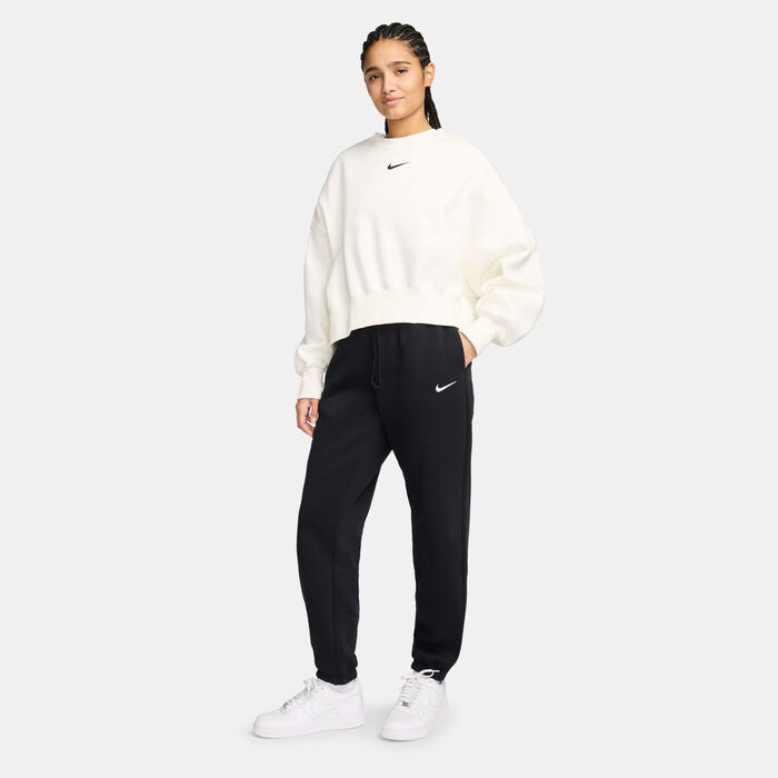 Nike Women's Sportswear Phoenix Fleece Sweatpants Black Nike Women's Sportswear Phoenix Fleece Sweatpants Black image number 2