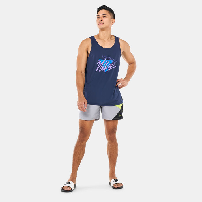 Nike Swim Men's Swim Vibe Tank Top Blue Nike Swim Men's Swim Vibe Tank Top Blue image number 2