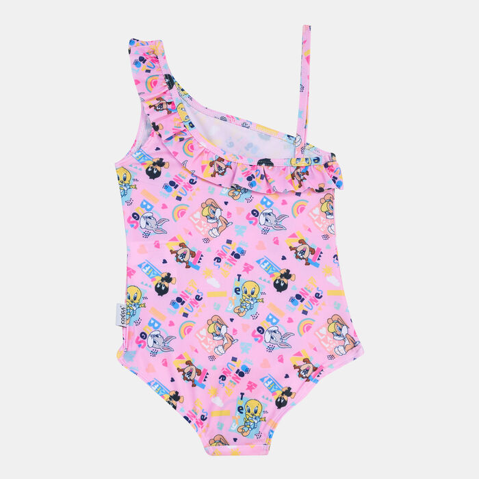 COEGA Kids' Frill One-Piece Swimsuit (Baby and Toddler) Pink COEGA Kids' Frill One-Piece Swimsuit (Baby and Toddler) Pink image number 1