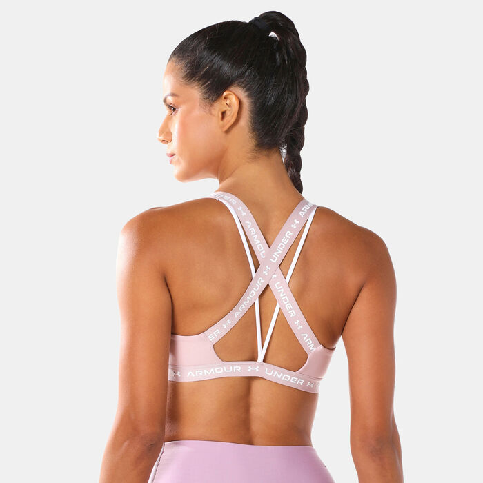 Women's UA Crossback Low Sports Bra Women's UA Crossback Low Sports Bra image number 1