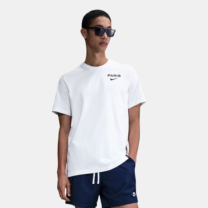 Nike Men's Paris Saint Germain Away T-Shirt White Nike Men's Paris Saint Germain Away T-Shirt White image number 0