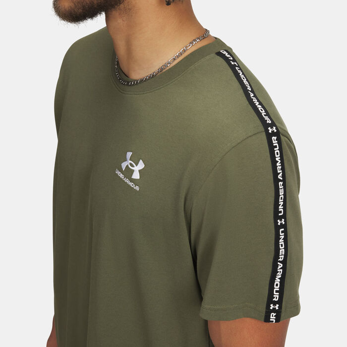 Under Armour Men's Icon Taping T-Shirt Green Under Armour Men's Icon Taping T-Shirt Green image number 2