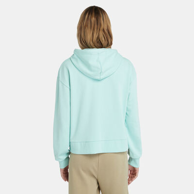 Timberland Women's Stack Logo Hoodie Blue