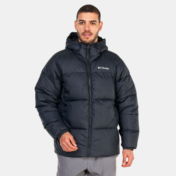 Columbia Men's Puffect Hooded Jacket Black Columbia Men's Puffect Hooded Jacket Black image number 0