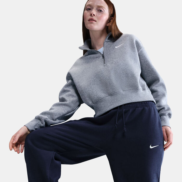 Nike Women's Sportswear Phoenix Fleece Sweatpants Blue Nike Women's Sportswear Phoenix Fleece Sweatpants Blue image number 5