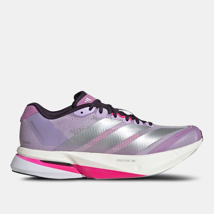 adidas Women's Adizero Boston 13 Shoes Purple adidas Women's Adizero Boston 13 Shoes Purple image number 0