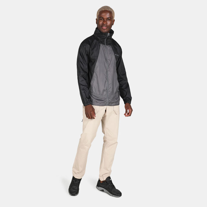 Columbia Men's Point Park™ Windbreaker Jacket Grey Columbia Men's Point Park™ Windbreaker Jacket Grey image number 2