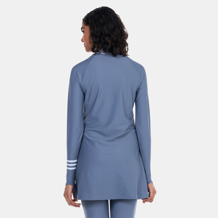 adidas Women's 3-Stripes Swimming Top Multi-Color image number 1