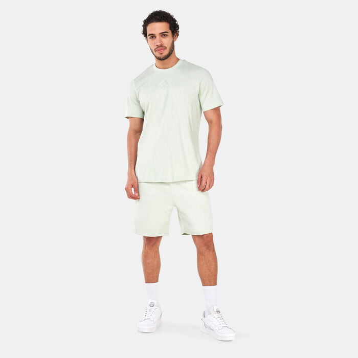 adidas Men's Studio Lounge T-Shirt Green image number 2