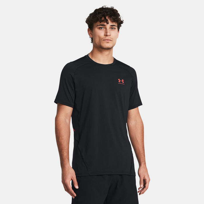 Under Armour Men's HeatGear Graphic Training T-Shirt Black Under Armour Men's HeatGear Graphic Training T-Shirt Black image number 0