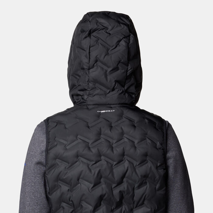 Columbia Women's Delta Ridge II Down Hooded Hiking Vest Black Columbia Women's Delta Ridge II Down Hooded Hiking Vest Black image number 4