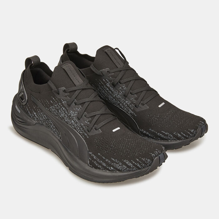 PUMA Men's Electrify NITRO 3 Knit Running Shoe Black PUMA Men's Electrify NITRO 3 Knit Running Shoe Black image number 1