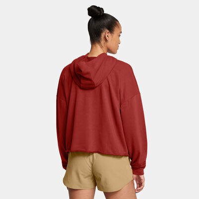 Under Armour Women's Rival Logo Hoodie Orange