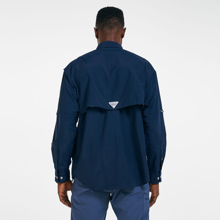 Columbia Men's PFG Bahama™ II Long Sleeves Shirt Blue Columbia Men's PFG Bahama™ II Long Sleeves Shirt Blue image number 1