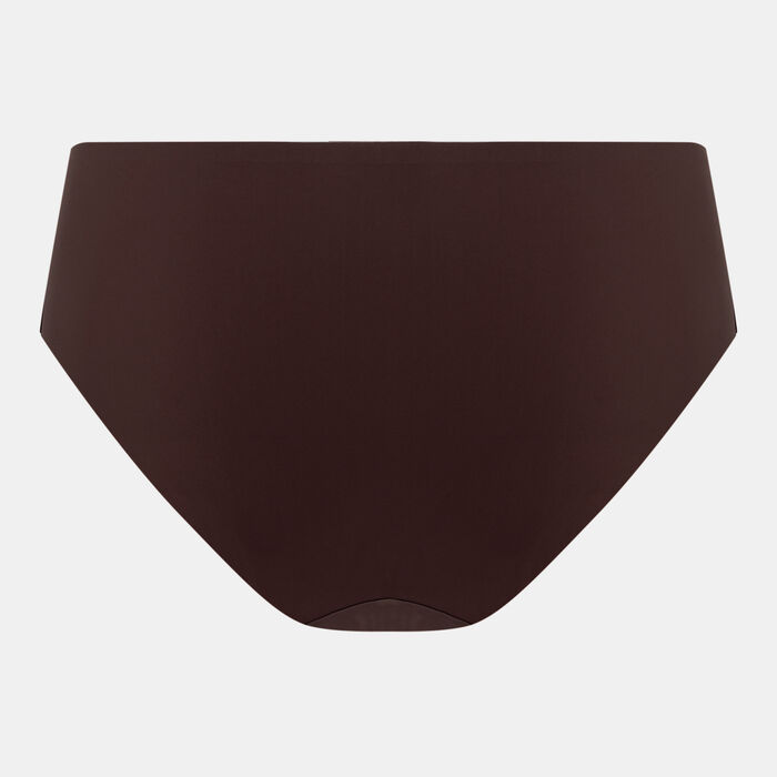 Nike Women's Brief Period Leak Protection Underwear Brown image number 3