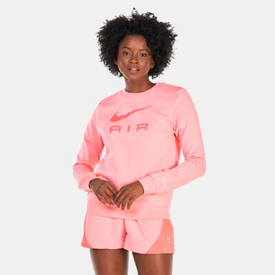 Nike Women's Sportswear Air Fleece Sweatshirt Pink