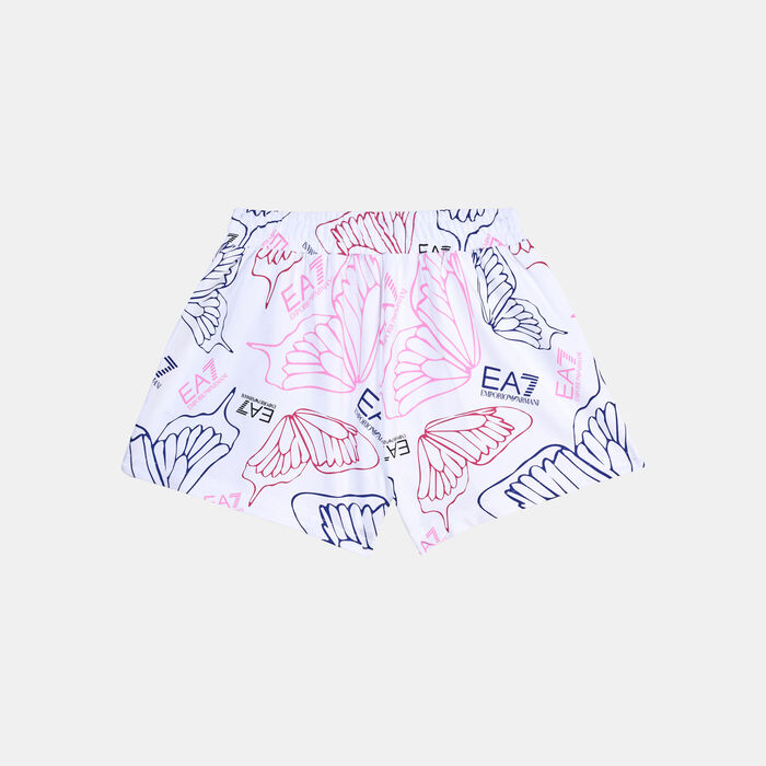EA7 Emporio Armani Kids' Graphic Series Shorts White image number 1