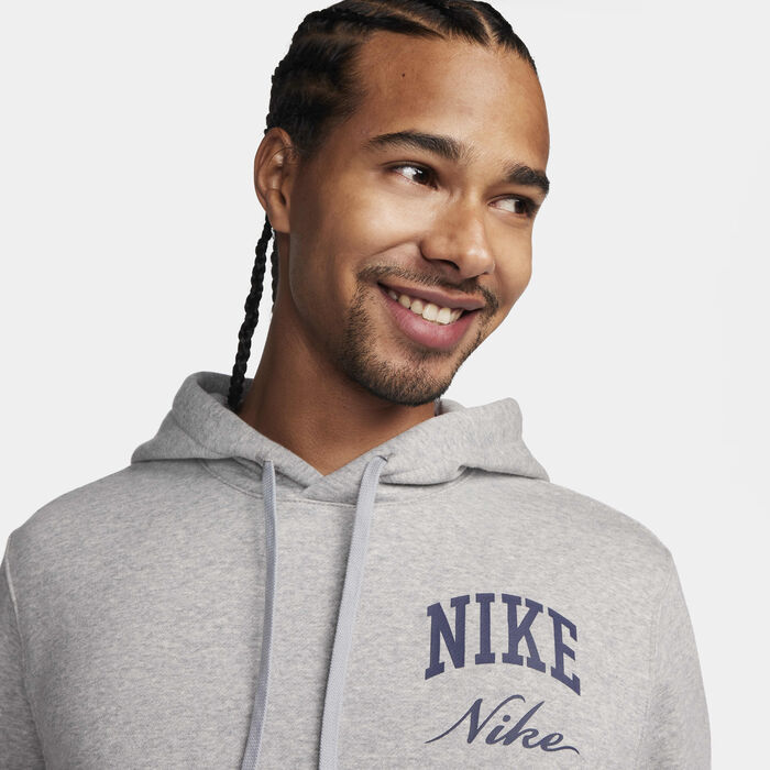 Nike Men's Club Fleece Hoodie Grey Nike Men's Club Fleece Hoodie Grey image number 2