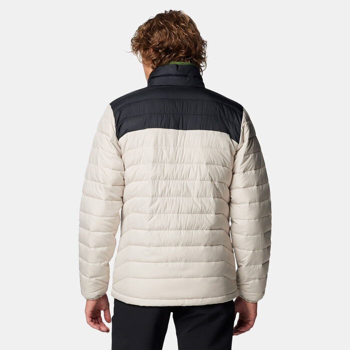 Columbia Men's Powder Lite II Full-Zip Hiking Jacket Beige Columbia Men's Powder Lite II Full-Zip Hiking Jacket Beige image number 1