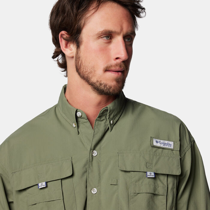 Columbia Men's Bahama™ II Long Sleeve Shirt Green image number 3