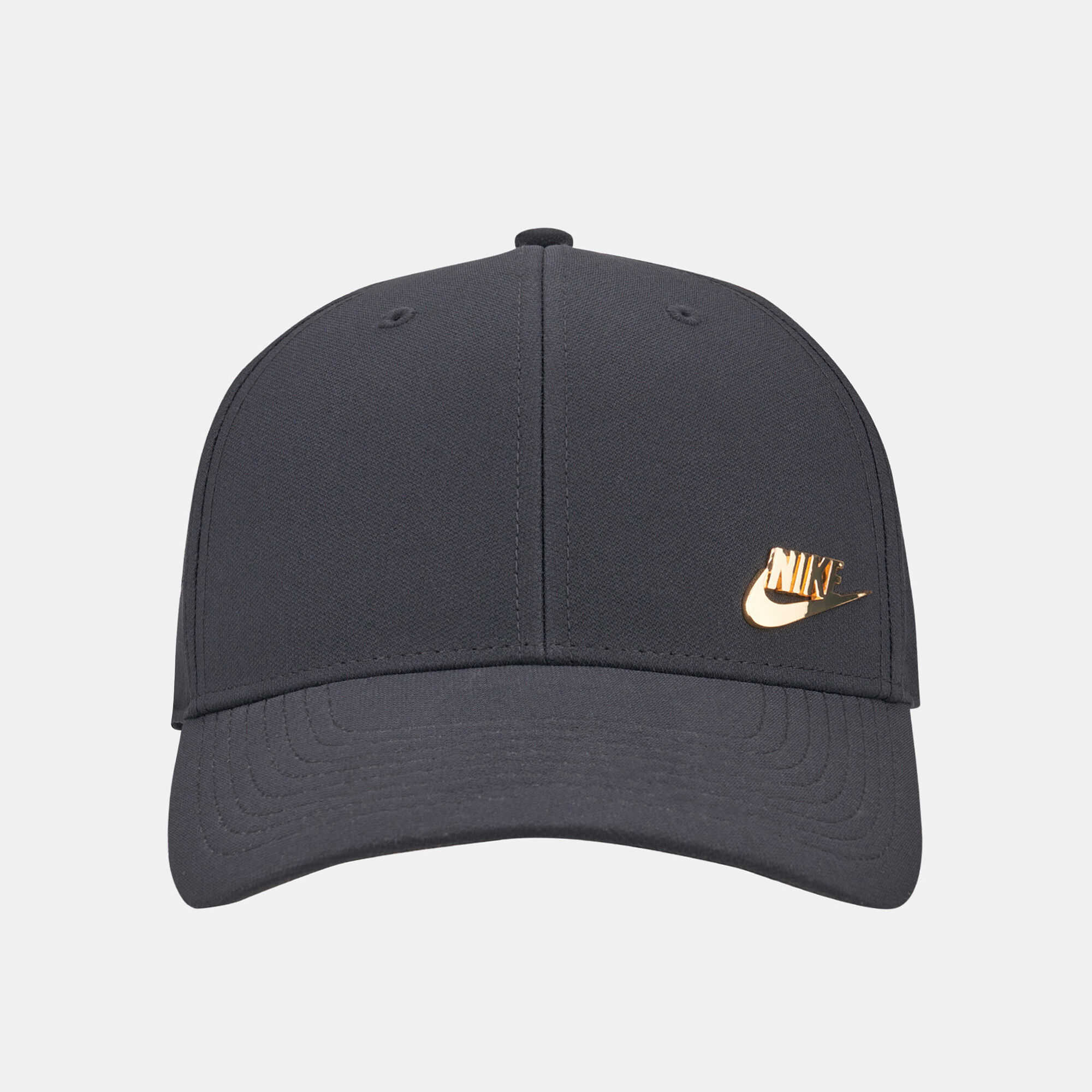Black and clearance gold nike hat