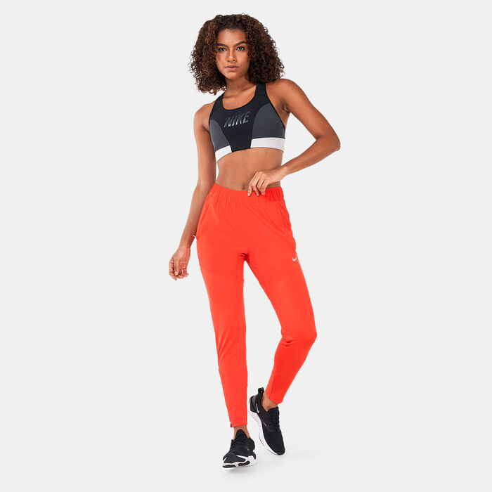 Nike Women's Dri-FIT Swoosh Logo Sports Bra Grey image number 2