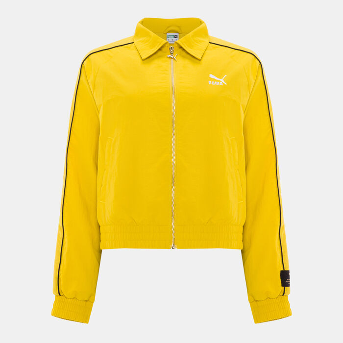 PUMA Women's PLAY LOUD T7 Track Jacket yellow PUMA Women's PLAY LOUD T7 Track Jacket yellow image number 0