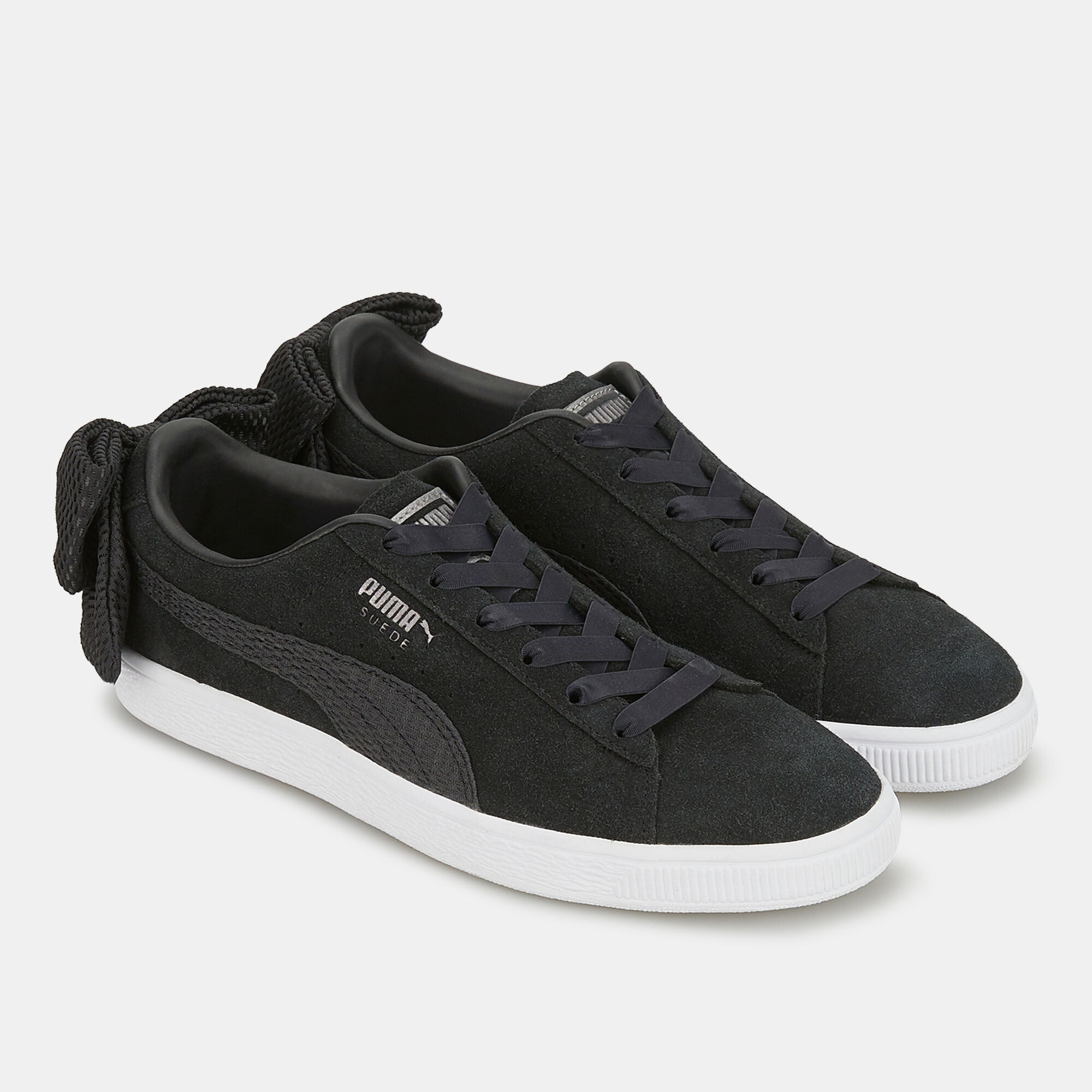 Suede bow uprising clearance