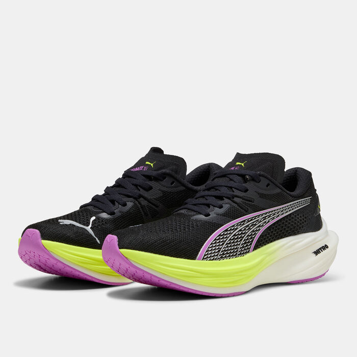 PUMA Women's Deviate NITRO 3 Running Shoes  Black image number 1