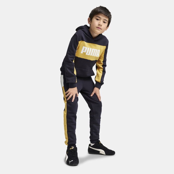 PUMA Kids' Essentials Block Hoodie Blue PUMA Kids' Essentials Block Hoodie Blue image number 2