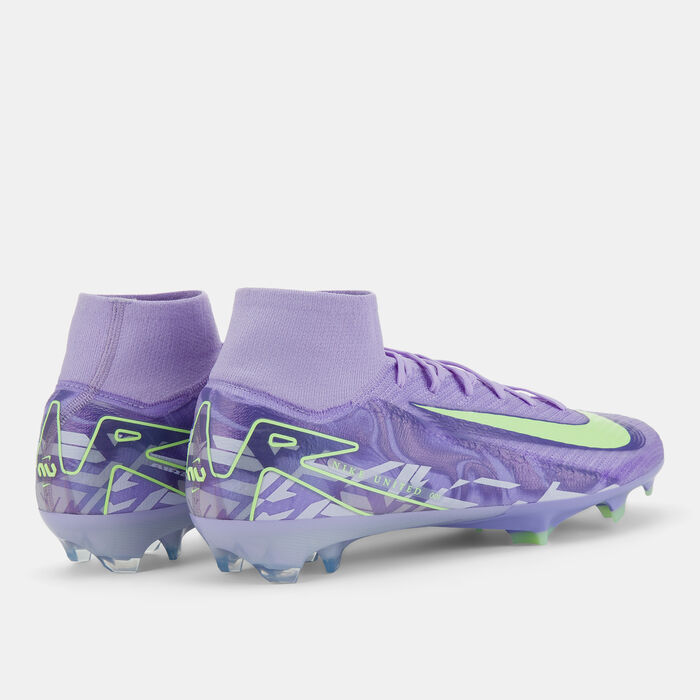 Nike Men's United Mercurial Superfly 10 Elite Firm Ground Football Shoes Purple image number 2