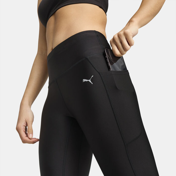 PUMA Women's VELOCITY 3/4 Running Leggings Black PUMA Women's VELOCITY 3/4 Running Leggings Black image number 4