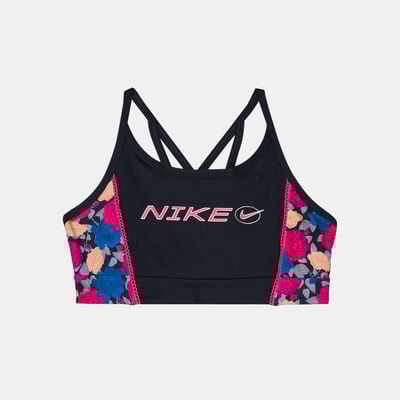 Nike Kids' Indy Icon Clash Big Sports Bra (Older Kids) Black Nike Kids' Indy Icon Clash Big Sports Bra (Older Kids) Black