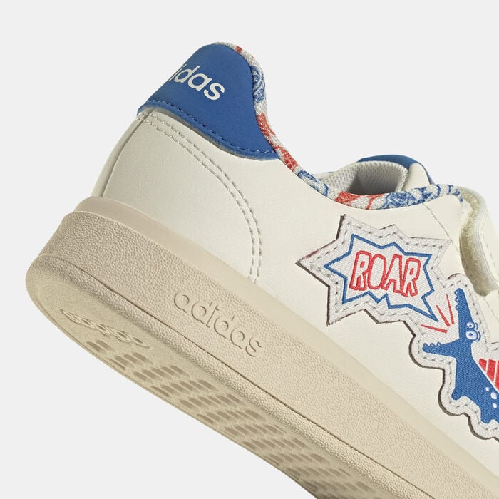 adidas Kids' Advantage 2.0 Dino Shoes White adidas Kids' Advantage 2.0 Dino Shoes White image number 4