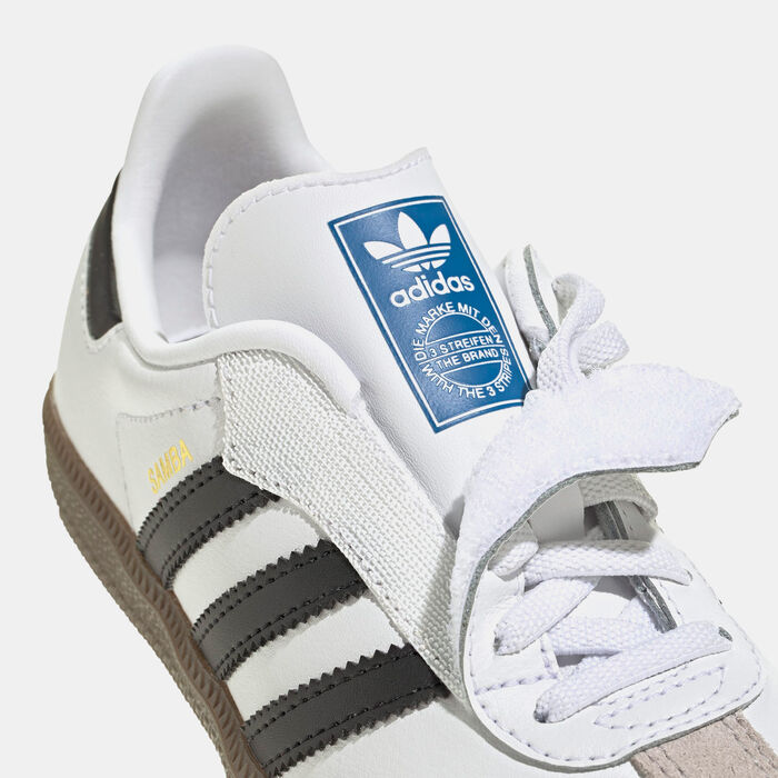 adidas Originals Kids' Samba OG Comfort Closure Shoes White adidas Originals Kids' Samba OG Comfort Closure Shoes White image number 5