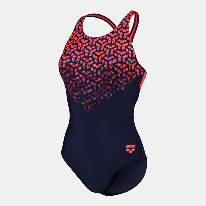 Arena Women's Kikko One-Piece Swimsuit Red image number 0