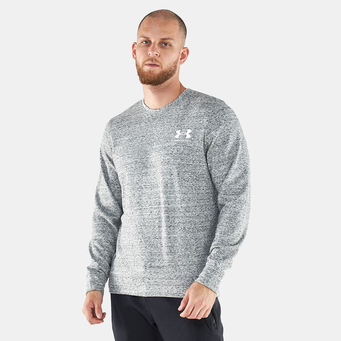 Under Armour Men's UA Rival Terry LC Sweatshirt White image number 0