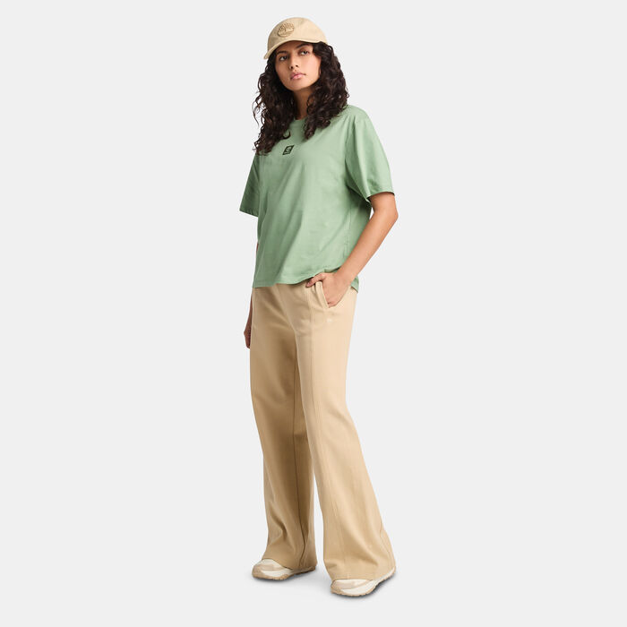 Timberland Women's Stack Logo T-Shirt Green Timberland Women's Stack Logo T-Shirt Green image number 2