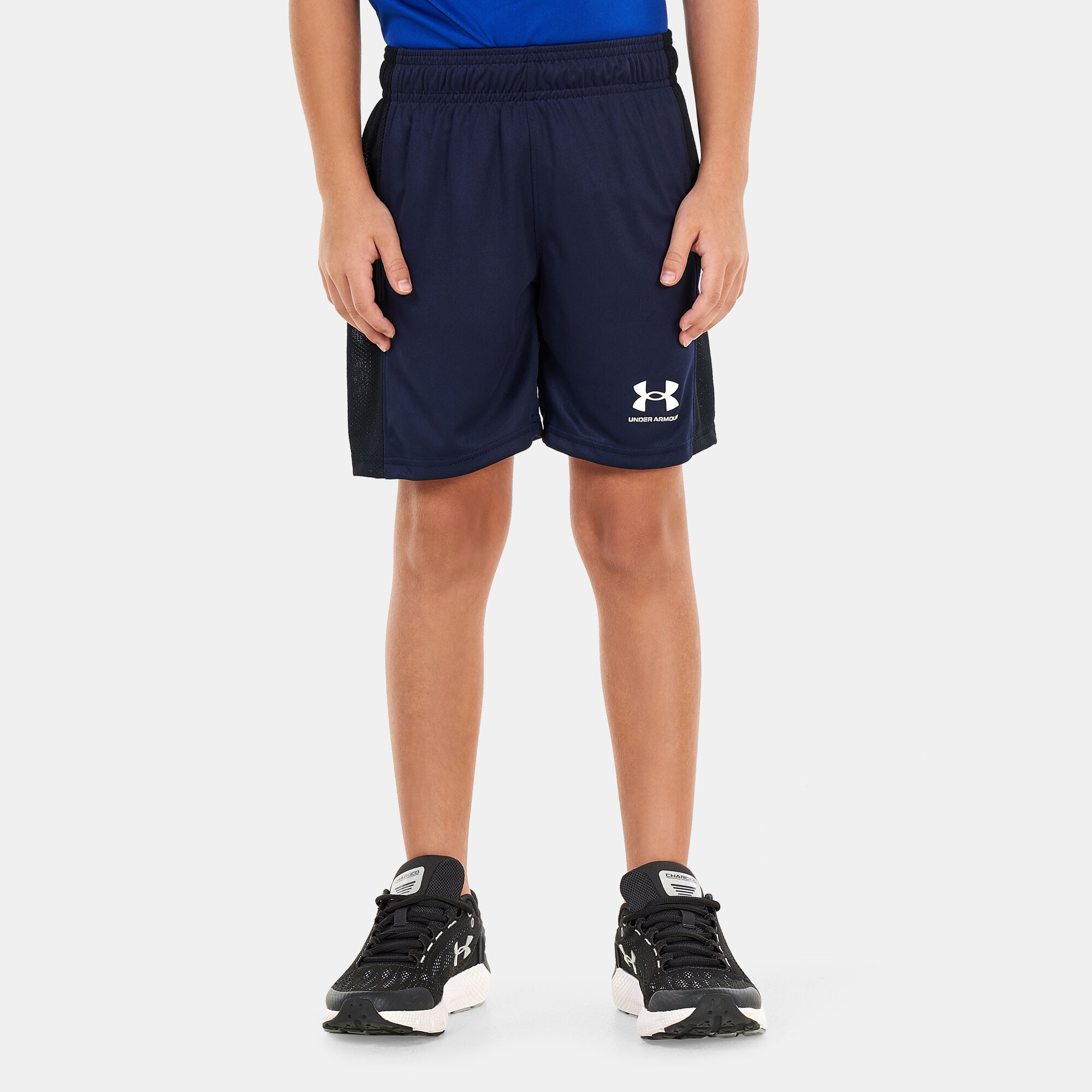 Navy under armour shorts discount