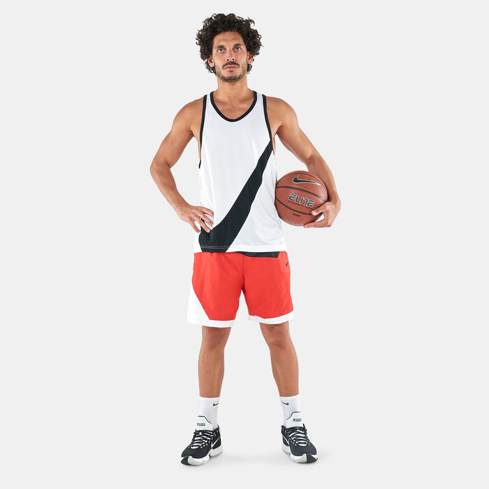 Nike Men's Dri-FIT Basketball Crossover Jersey White image number 2