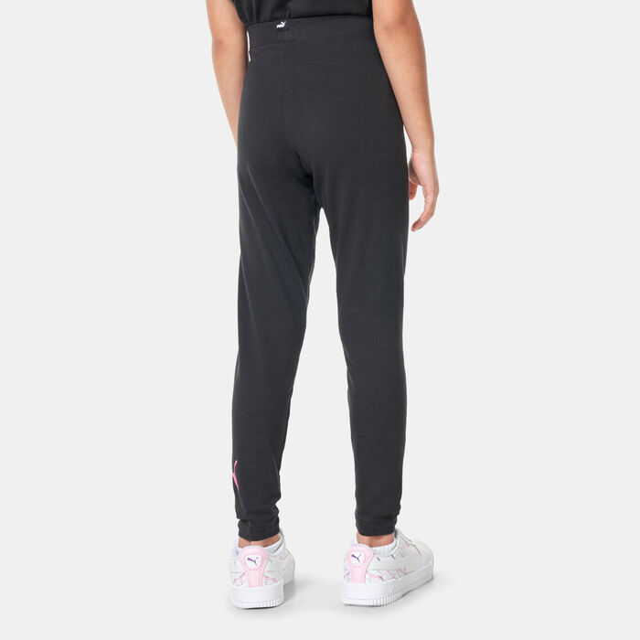 PUMA Kids' Essentials Logo Leggings Black image number 1