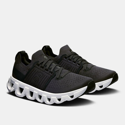 On Women's Cloudswift 4 Running Shoes Black On Women's Cloudswift 4 Running Shoes Black