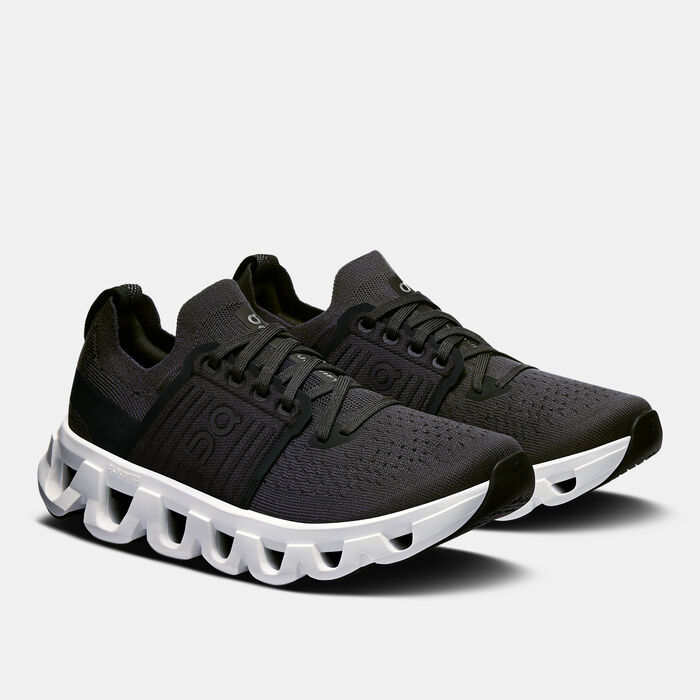 On Women's Cloudswift 4 Running Shoes Black On Women's Cloudswift 4 Running Shoes Black image number 1