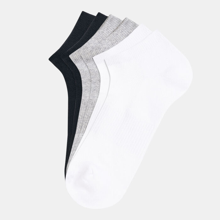 Sun and Sand Sports Men's Sports Ankle Socks (3 Pack) - S/M Black Sun and Sand Sports Men's Sports Ankle Socks (3 Pack) - S/M Black image number 0