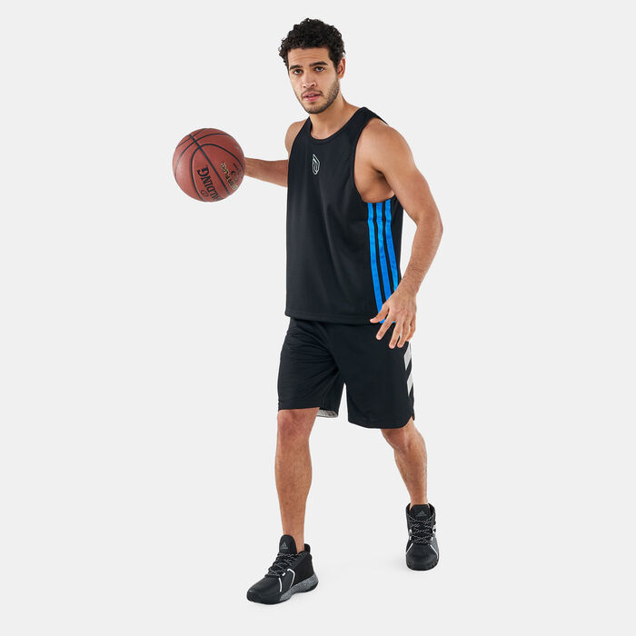 adidas Men's Dame 8 Battle T-Shirt Black adidas Men's Dame 8 Battle T-Shirt Black image number 2