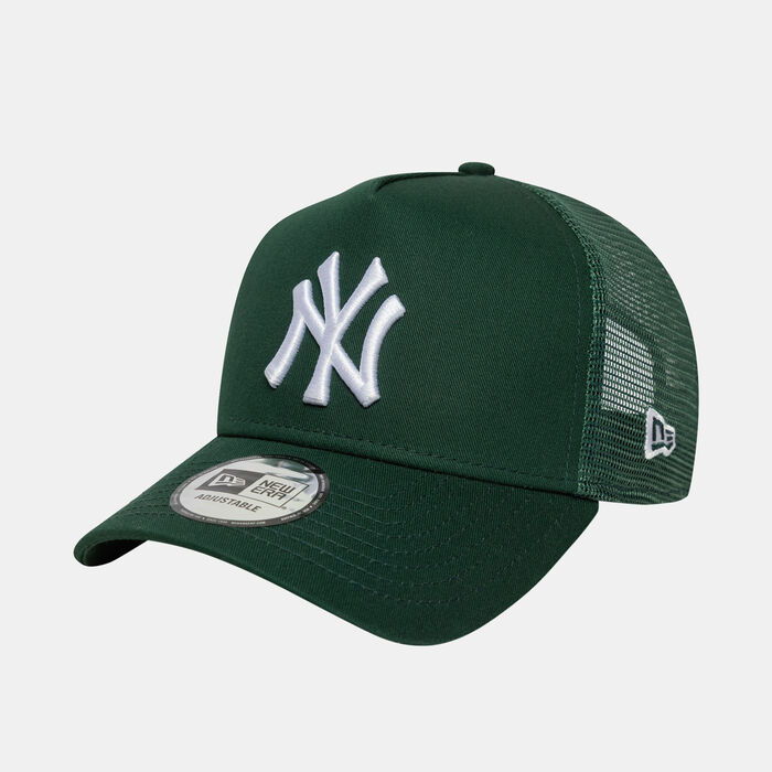 New Era Men's MLB New York Yankees League Essential 9FORTY A-Frame Cap Green image number 1