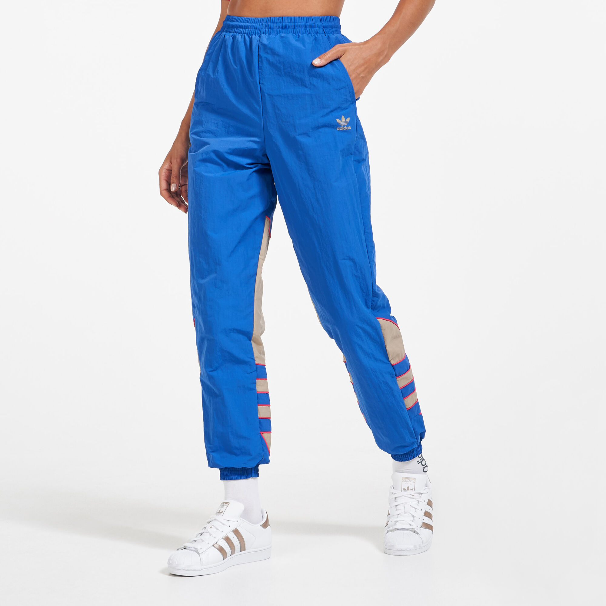 Buy adidas Originals Women s Large Logo Track Pants Blue in KSA SSS