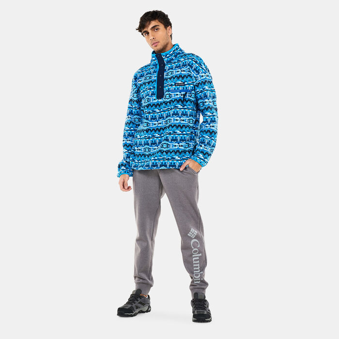 Columbia Men's Helvetia™ Half Snap Fleece Sweatshirt Blue Columbia Men's Helvetia™ Half Snap Fleece Sweatshirt Blue image number 2