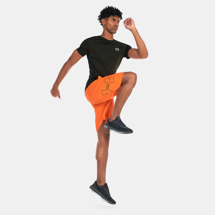 Under Armour Men's UA Tech™ Graphic Shorts Orange Under Armour Men's UA Tech™ Graphic Shorts Orange image number 2