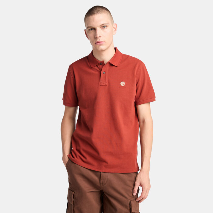 Timberland Men's MILLERS RIVER Polo Shirt Orange Timberland Men's MILLERS RIVER Polo Shirt Orange image number 0